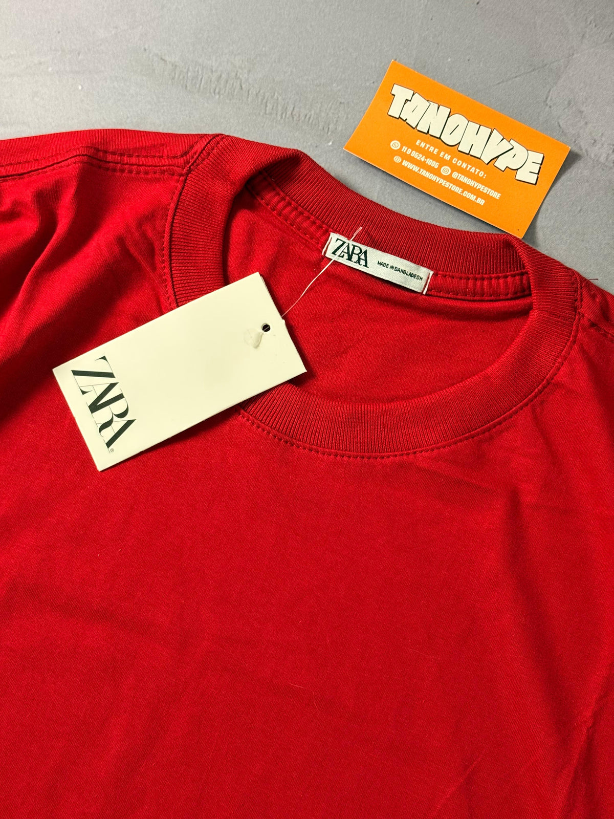 Camiseta Zara - Vermelho