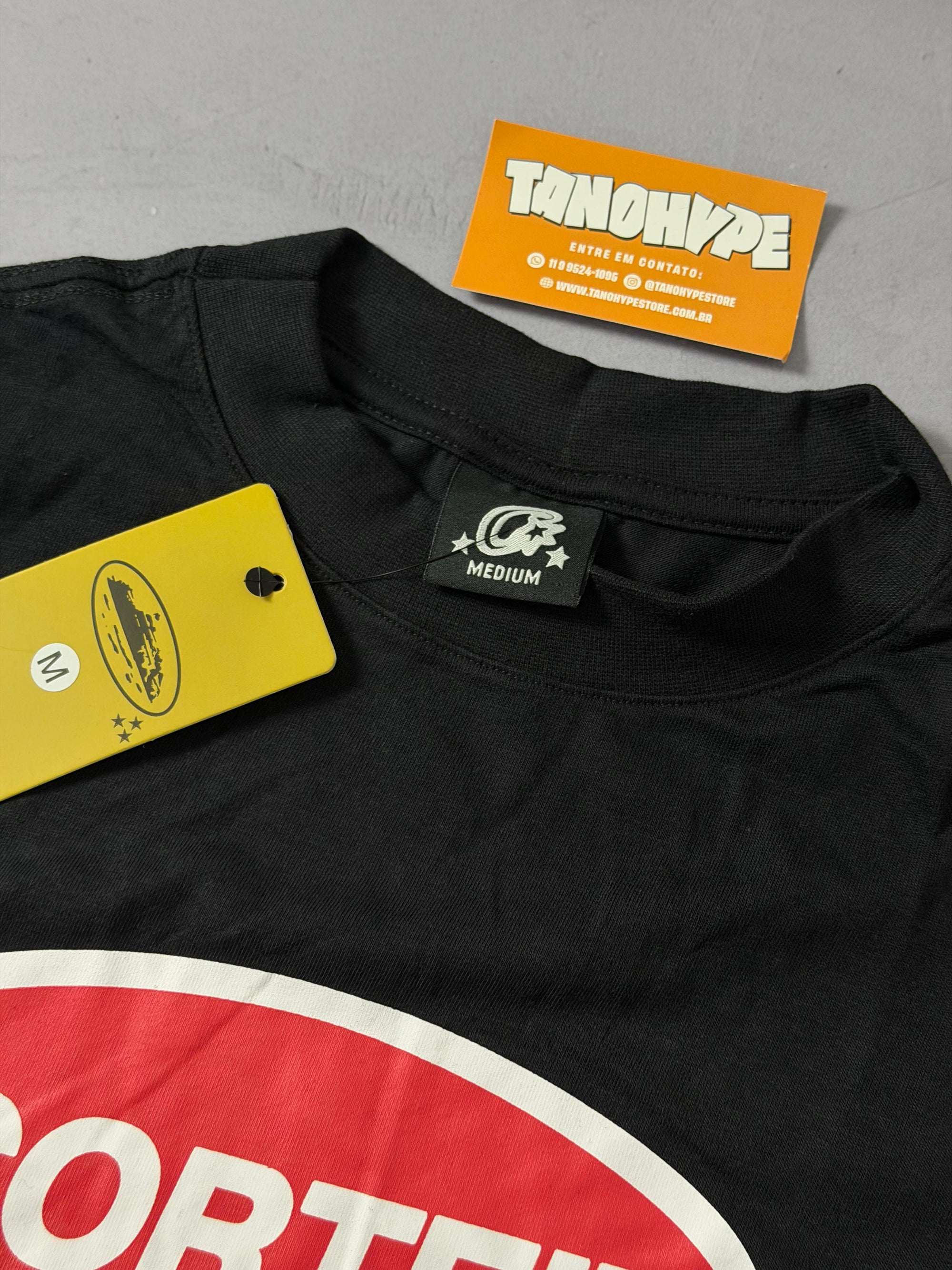 Camiseta Corteiz Alcatraz - Preto