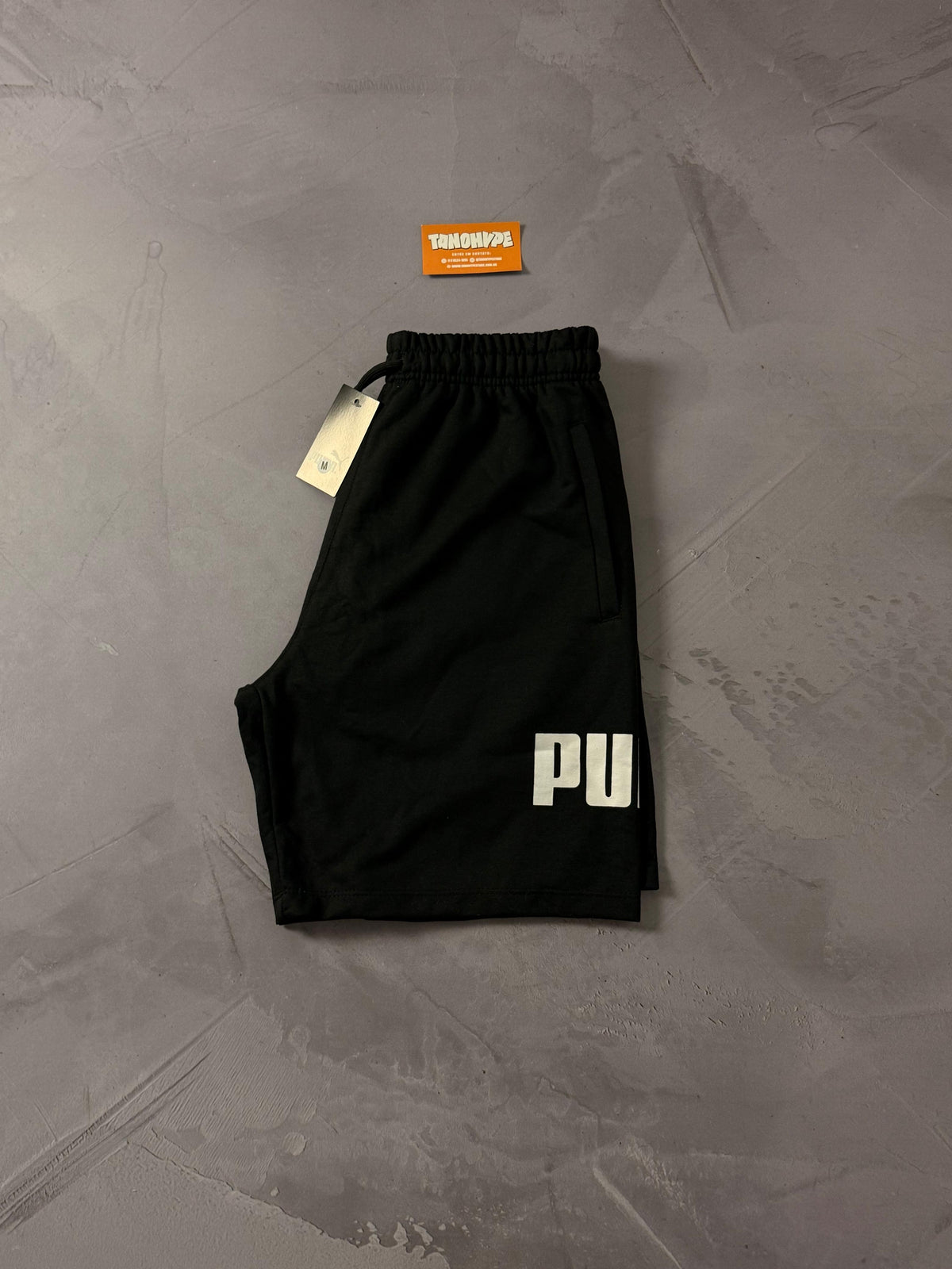 Shorts Moletom Puma - Preto
