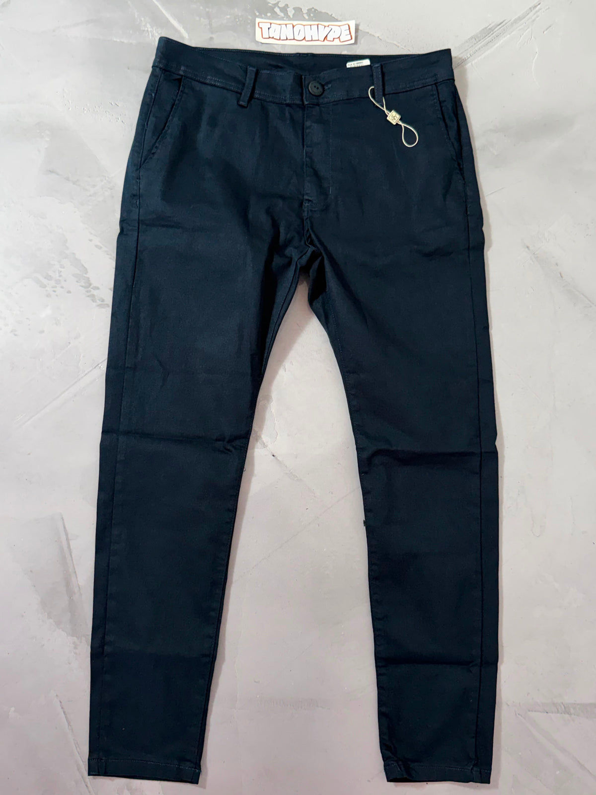 Calça Alfaiataria City Denim - Azul Marinho