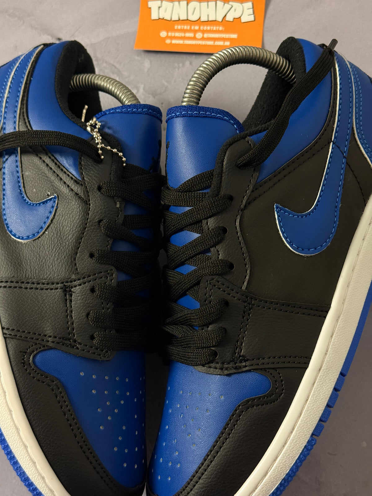Tênis Nike Air Jordan Low 1 - Azul/Preto