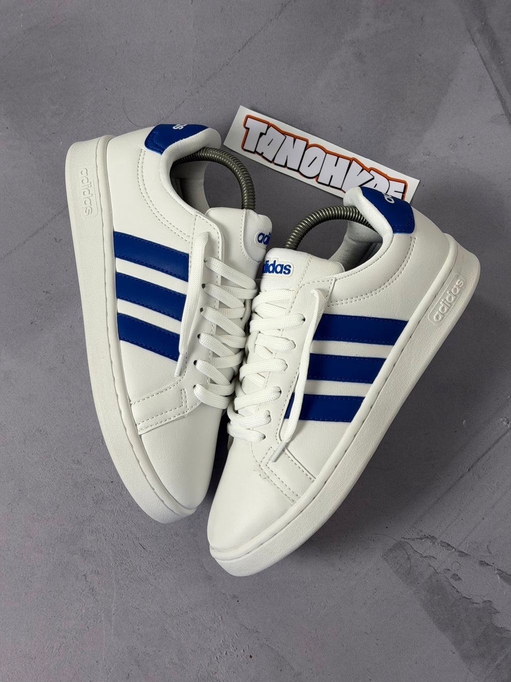 Tênis Adidas Grande Court - Branco/Azul