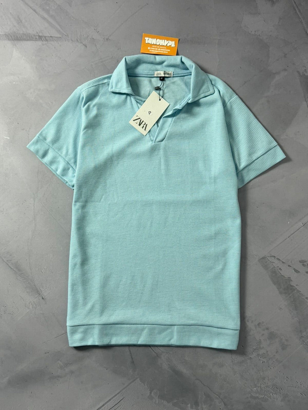 Polo Zara - Azul