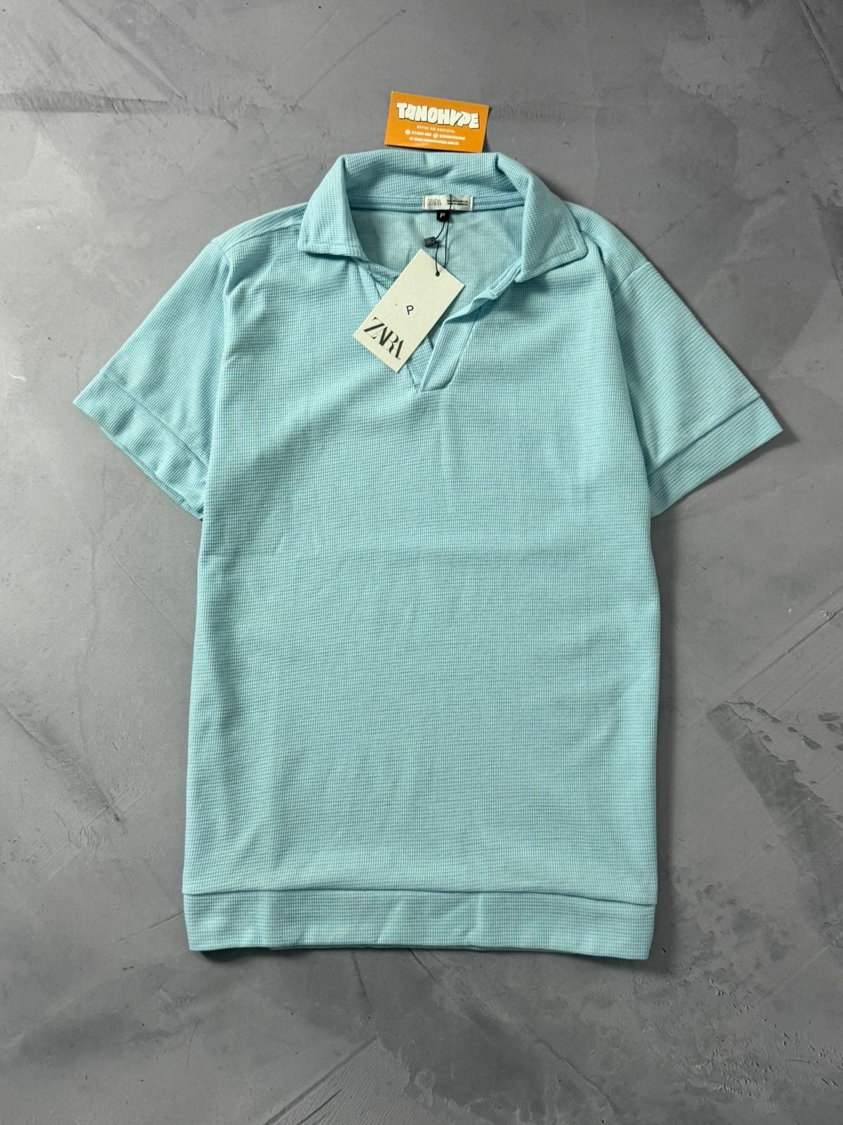 Polo Zara - Azul