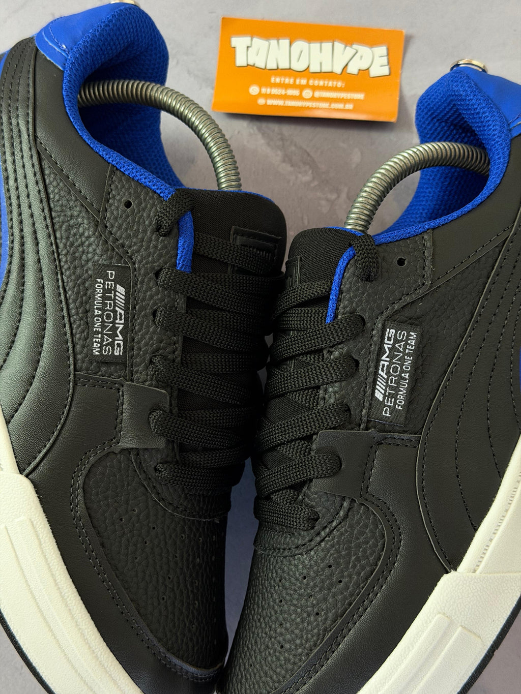 Tênis Puma Ca Pro AMG Mercedes - Preto e Azul