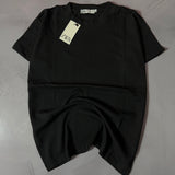 Camiseta Oversized Zara Texturizada - Preto