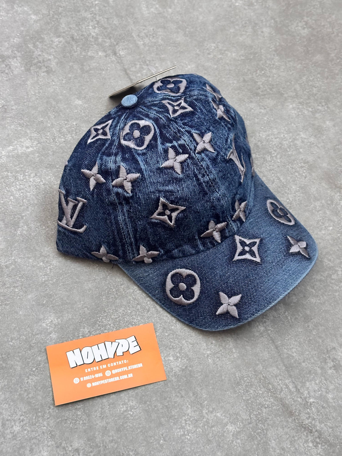 Boné Louis Vuitton Jeans - Azul