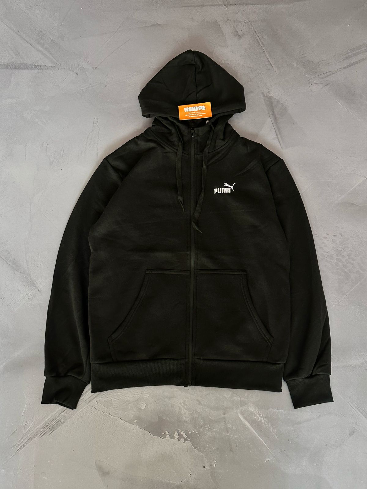 Moletom Puma C/Zíper - Preto