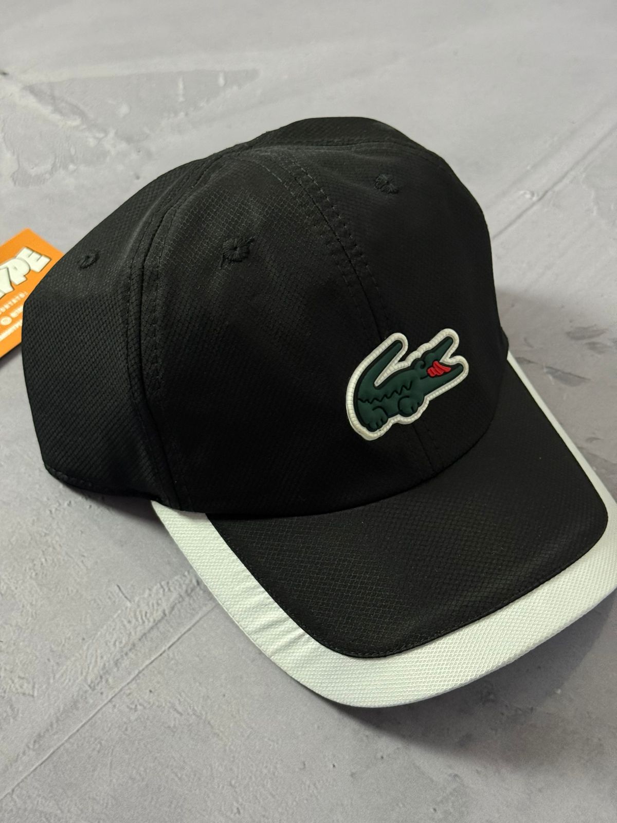 Boné Lacoste Big Croc Sport - Preto