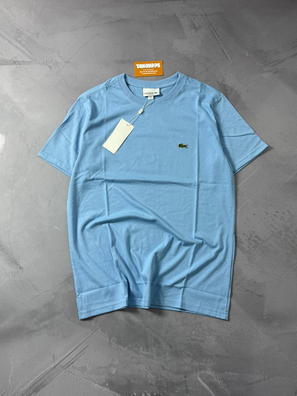 Camiseta Lacoste - Azul Bebê