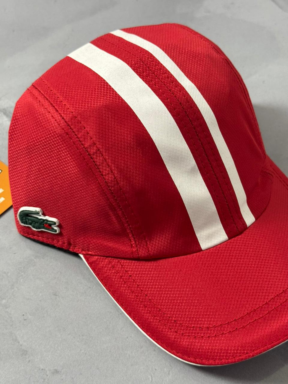 Boné Lacoste Faixa - Vermelho
