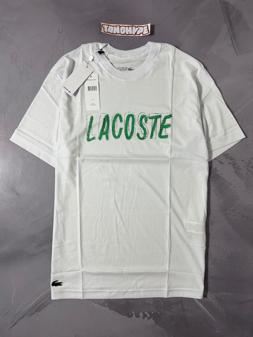 Camiseta Lacoste Printed - OffWhite