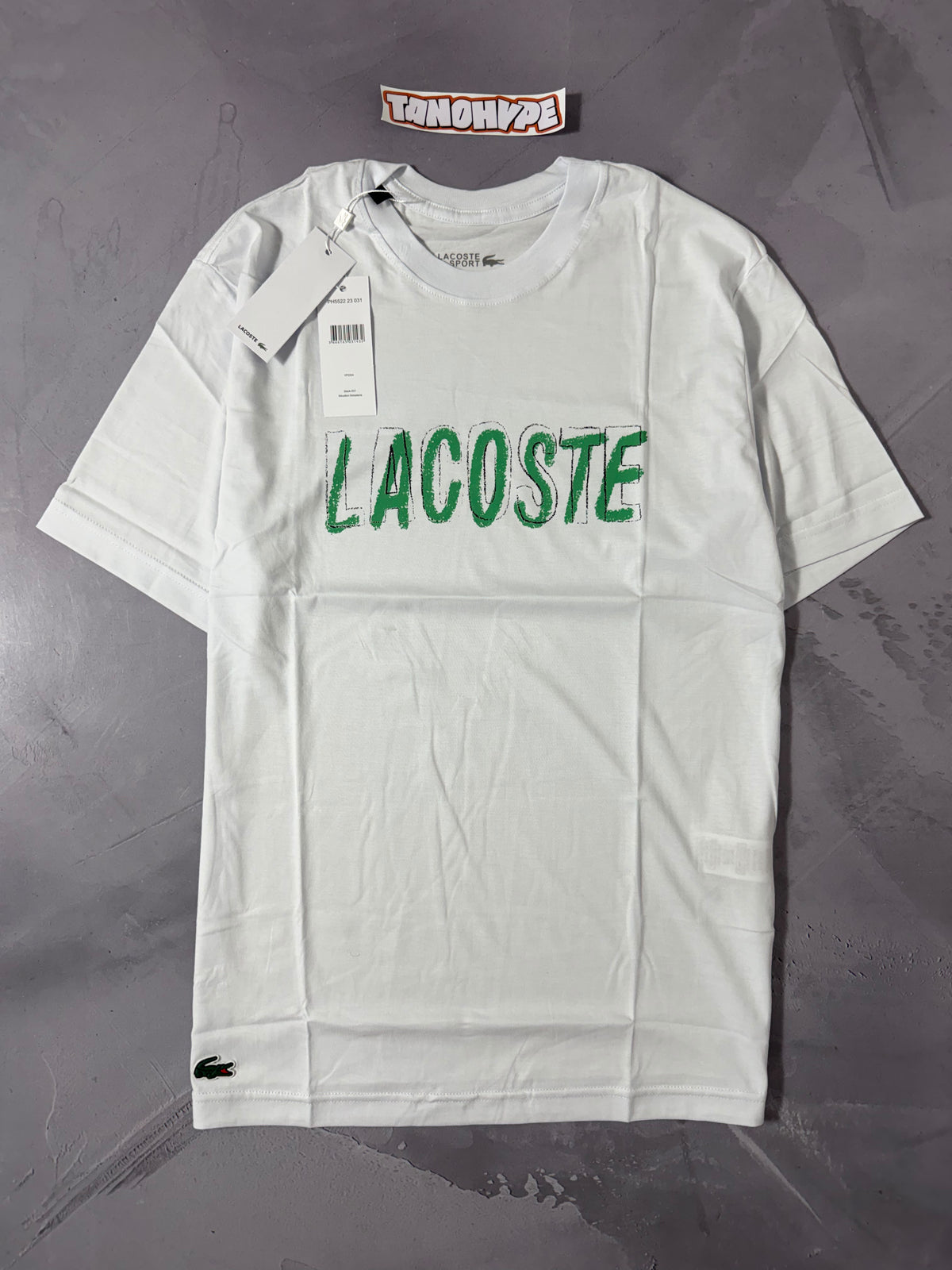 Camiseta Lacoste Printed - OffWhite