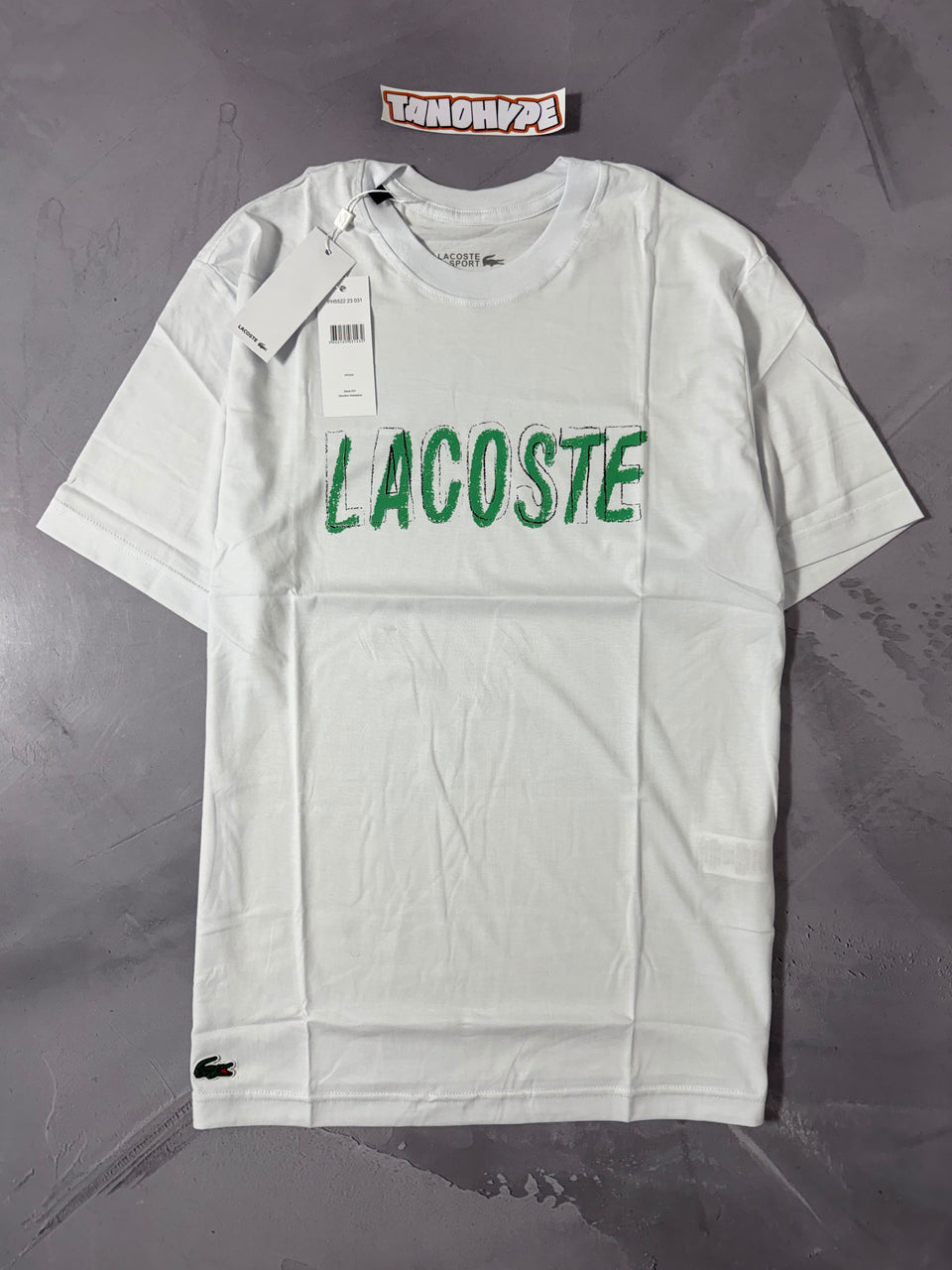 Camiseta Lacoste Printed - OffWhite