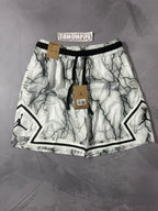 Shorts Jordan Diamond Dri Fit - Grey White Black