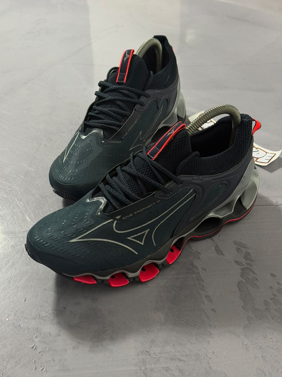 Tênis Mizuno Wave Prophecy 14 - Dark Blue Red