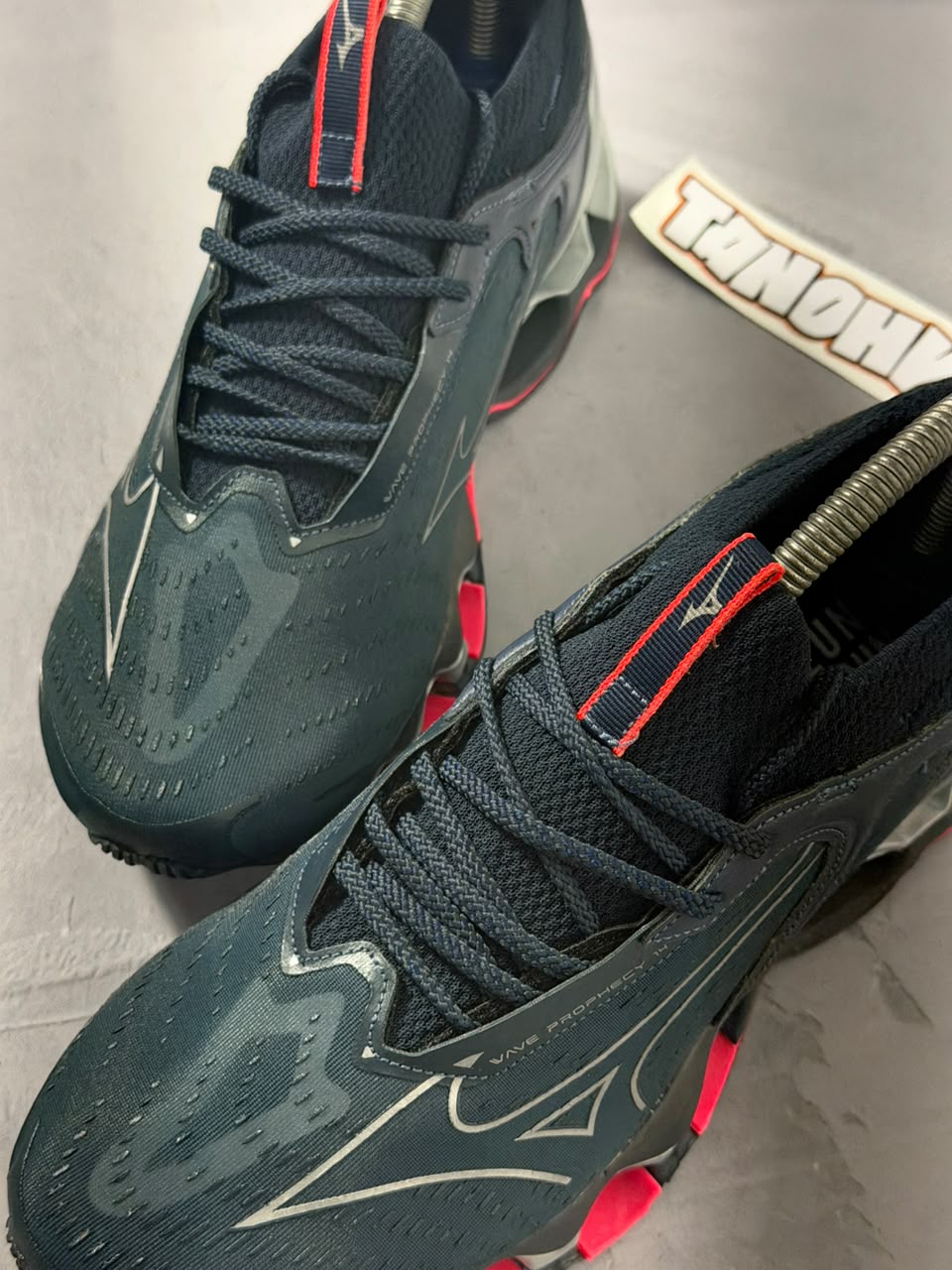 Tênis Mizuno Wave Prophecy 14 - Dark Blue Red