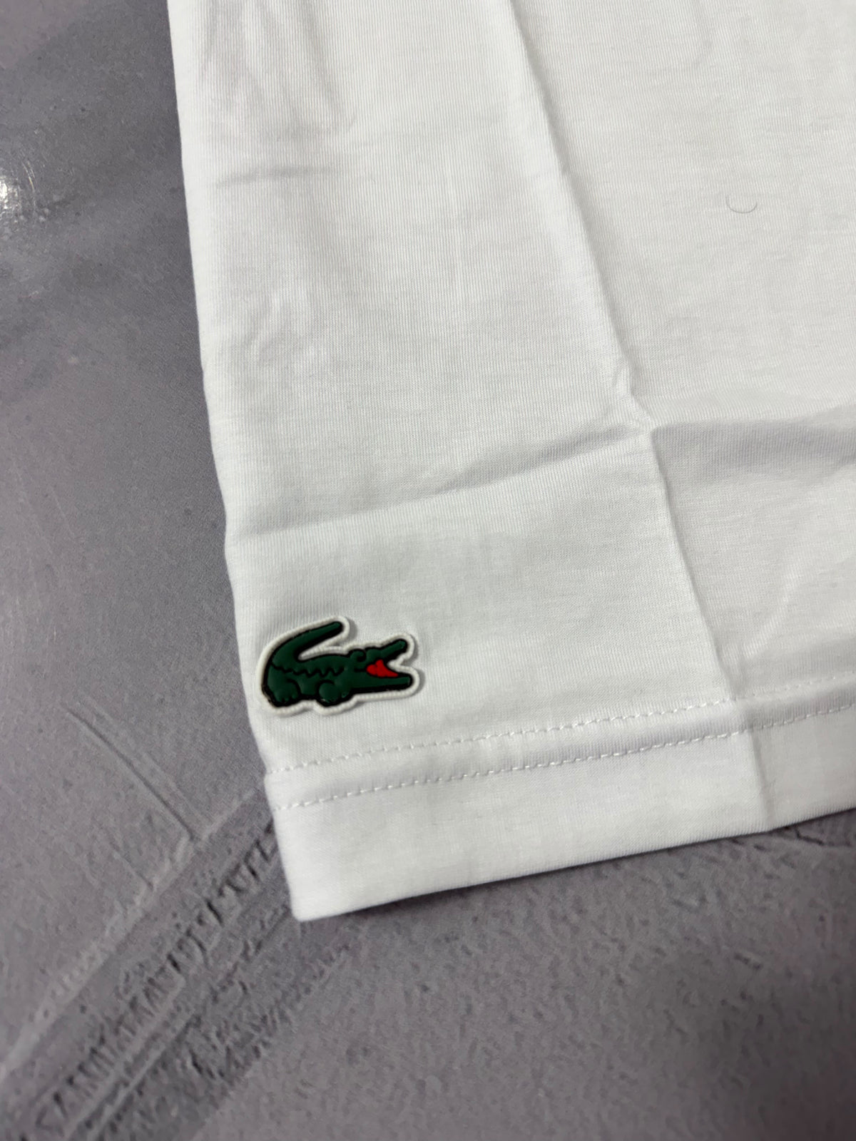 Camiseta Lacoste Printed - OffWhite