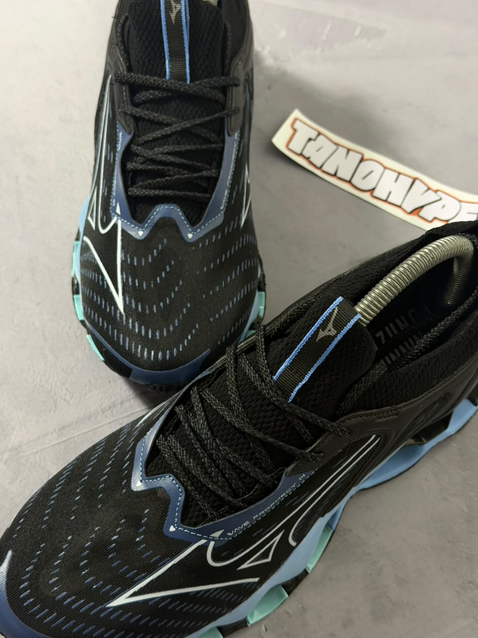 Tênis Mizuno Wave Prophecy 14 - Black Blue