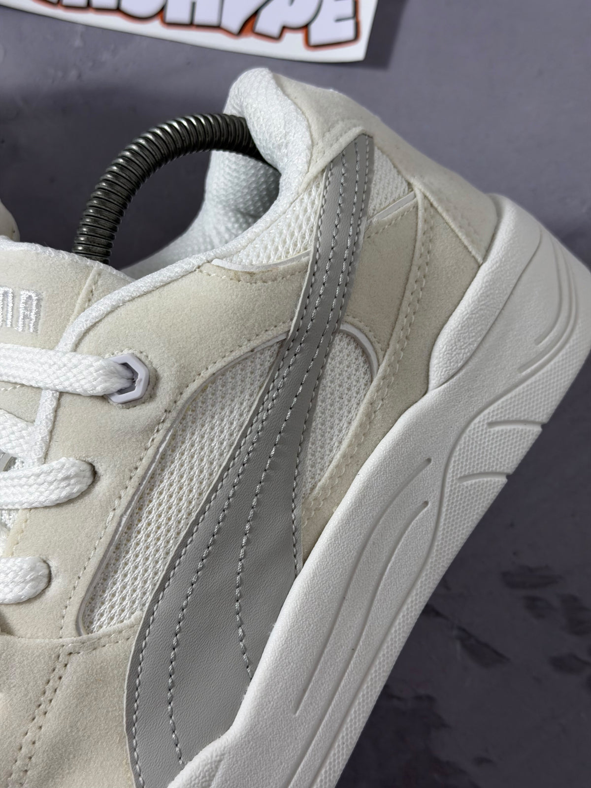 Tênis Puma 180 - Branco/Cinza