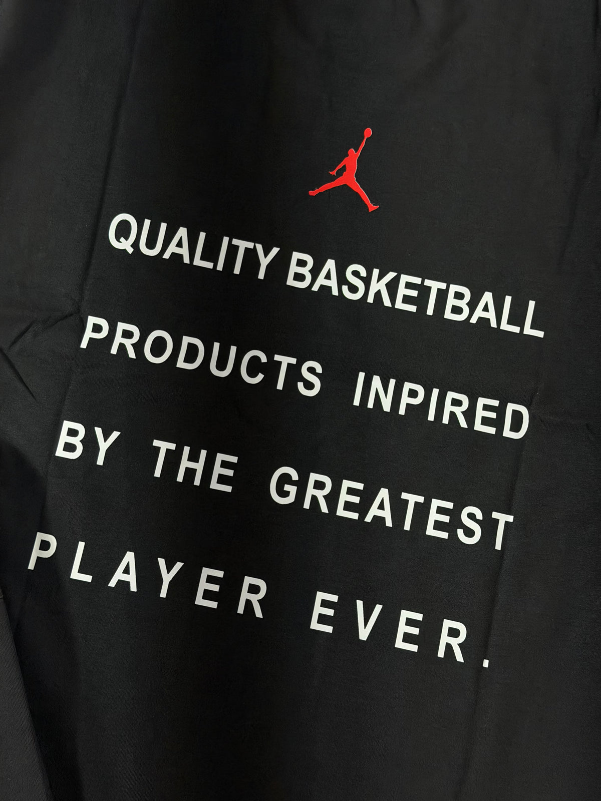 Camiseta Jordan Quality Basketball - Preto