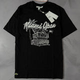 Camiseta Lacoste Miami Open - Preto