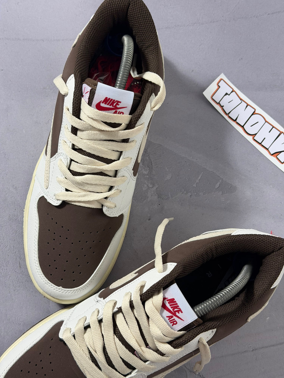 Tênis Nike Air Jordan Low 1 x Travis - Reverse Mocha