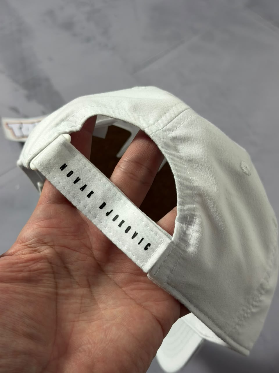 Boné Lacoste Tennis Novak Djokovic - Branco