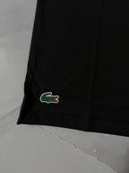 Camiseta Lacoste Sport Logo Retrô - Preto