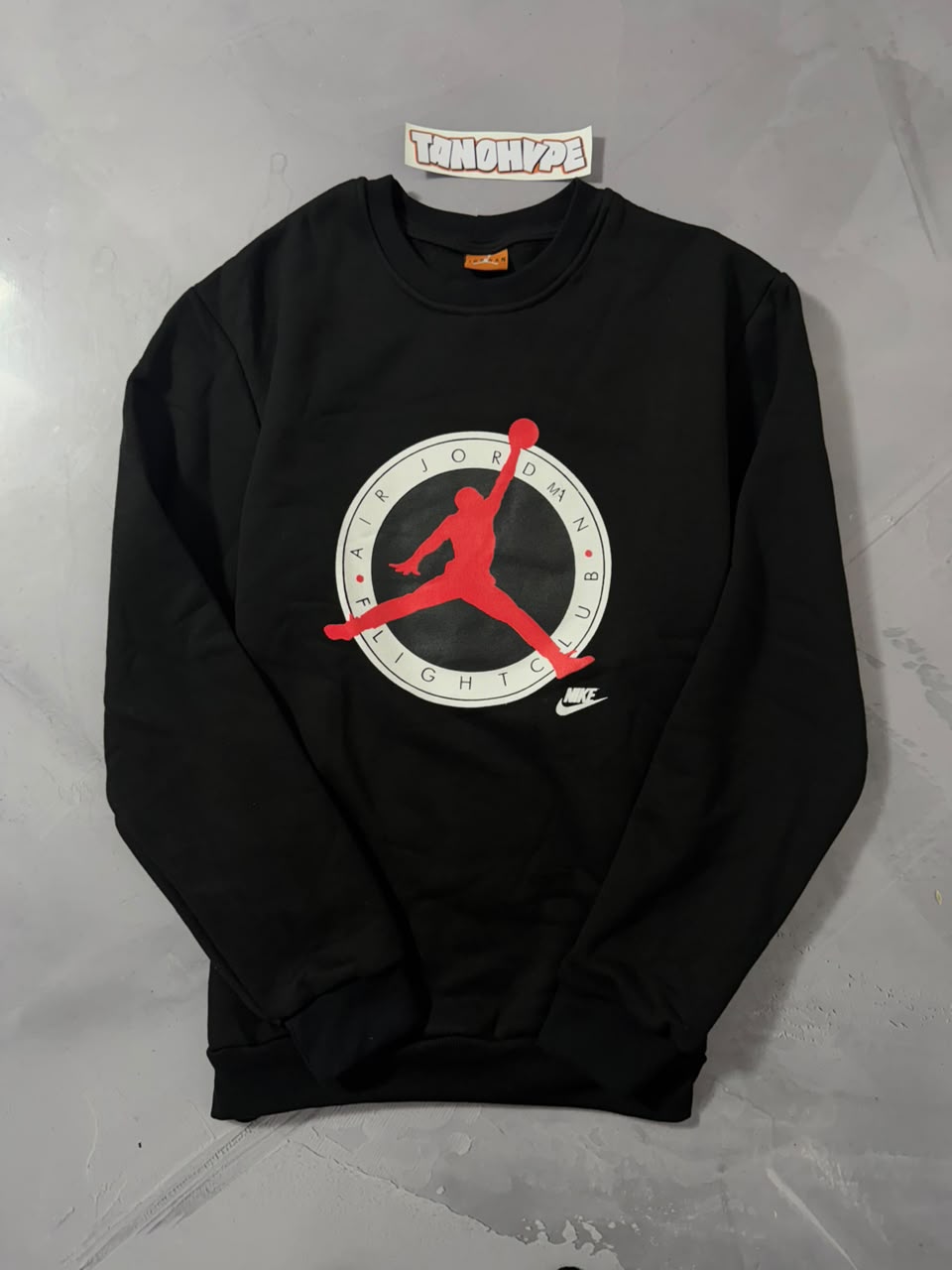 Moletom Jordan Flight Club - Preto