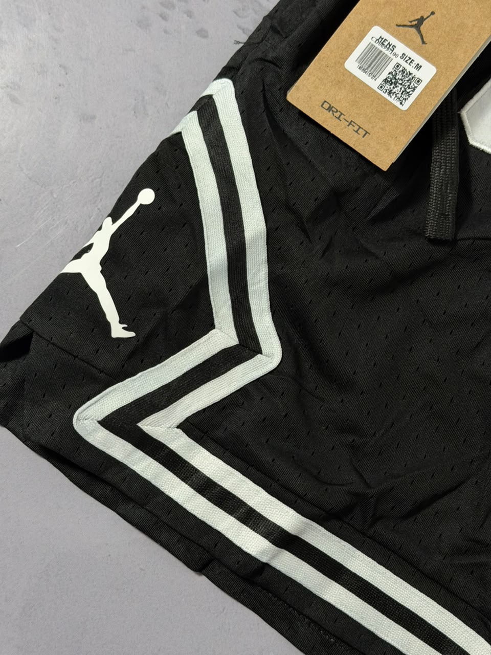 Shorts Jordan Diamond Dri Fit Logo - Preto